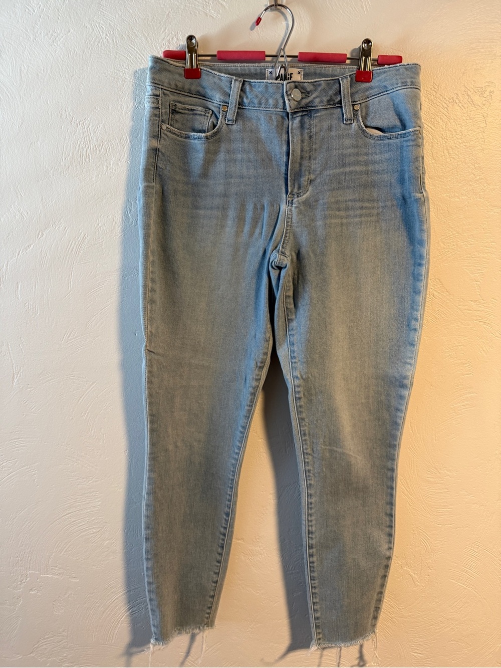PAIGE Light Blue Skinny Jeans